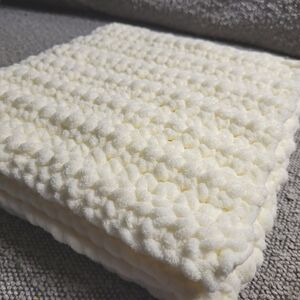 Handmade Crochet Throw Blanket, Made Upon Ordering, Standard Size 52x60